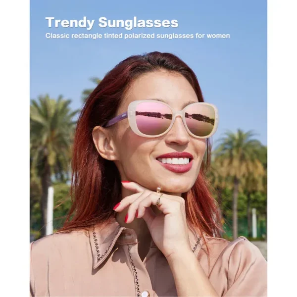 Cute Square Sunglasses · Summer Grape JF179 - Image 2