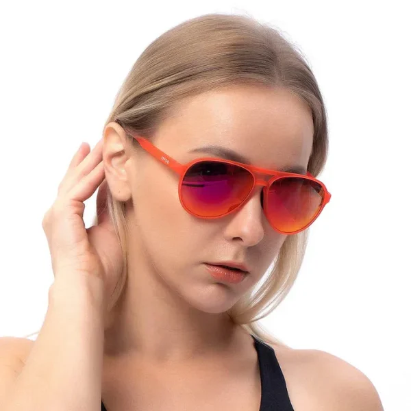 Women Aviator Sunglasses · Red JF119 - Image 6
