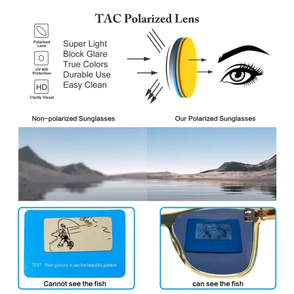Polarized One-Lens Sunglasses · Sunglow Golden JF189 - Image 5