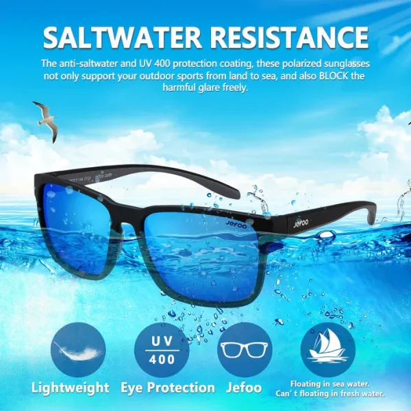 Classic Fishing Sunglasses · Blue Atlantic JF139 - Image 6