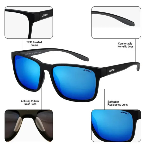 Classic Fishing Sunglasses · Blue Atlantic JF139 - Image 4
