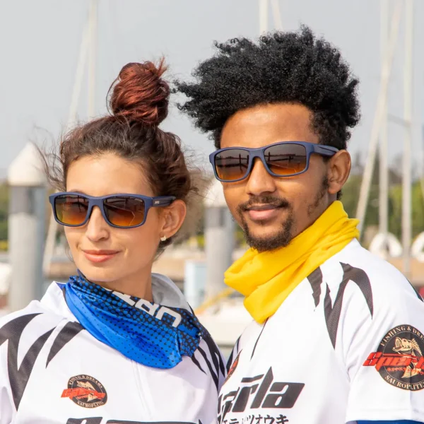 Polarized Floating Sunglasses · Navy Blue JF129 - Image 2