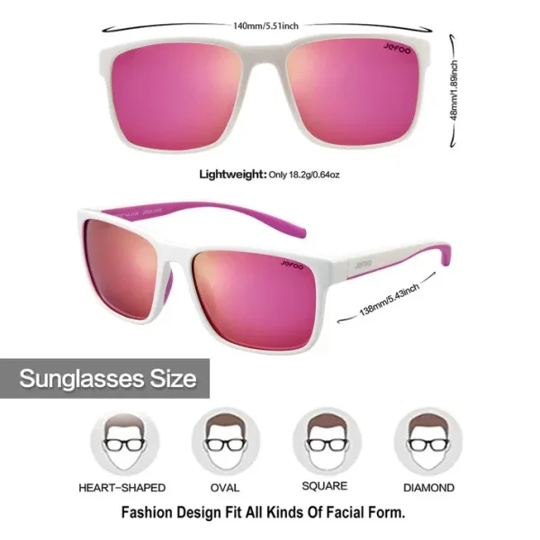 Cute Fishing Sunglasses · Pearl Pink JF139 - Image 2