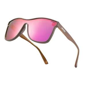 Cute One-Lens Sunglasses · Aurora Pink JF189