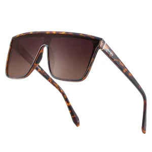 Fashion Flat Top Sunglasses · Rough Winds JF159
