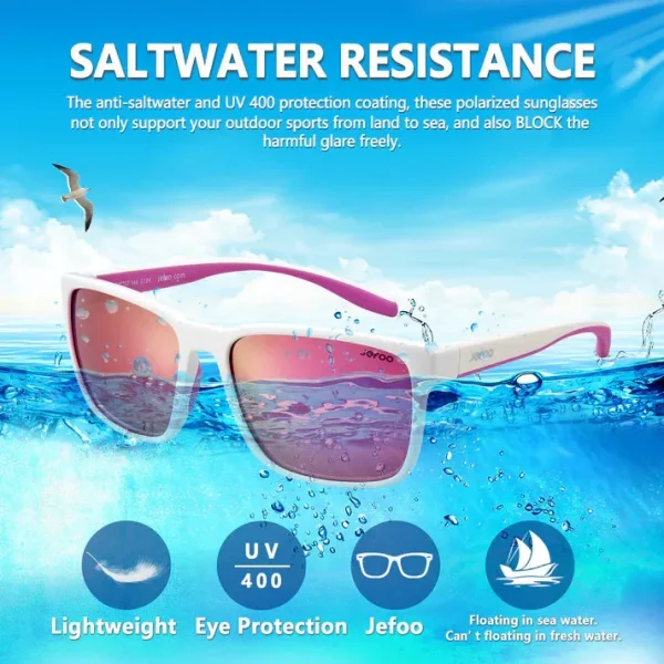 Cute Fishing Sunglasses · Pearl Pink JF139 - Image 4