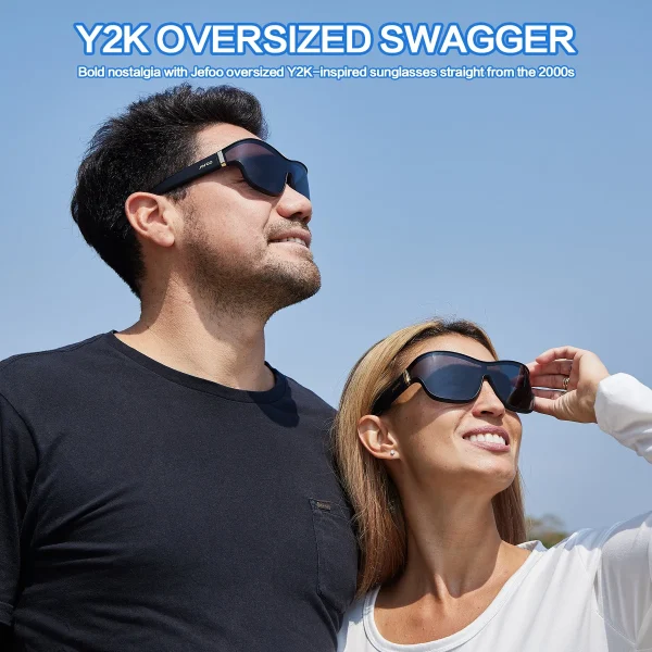 Retro One-Lens Polarized Sunglasses · Lava JF269 - Image 2