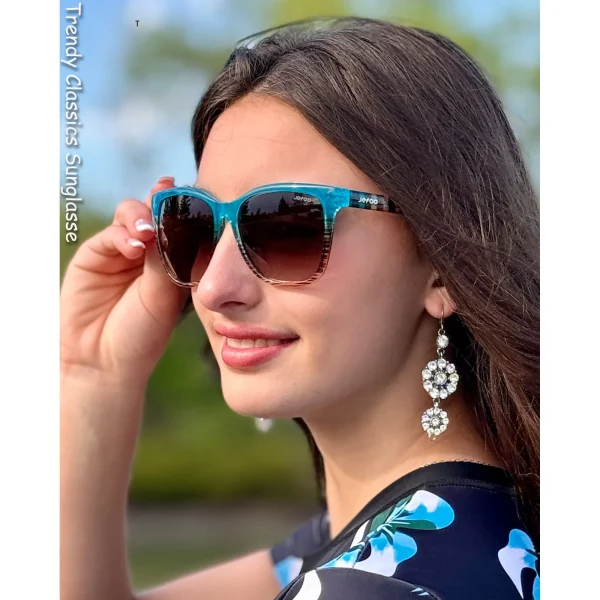 Retro Cat Eye Sunglasses · Blue Danube JF169 - Image 6