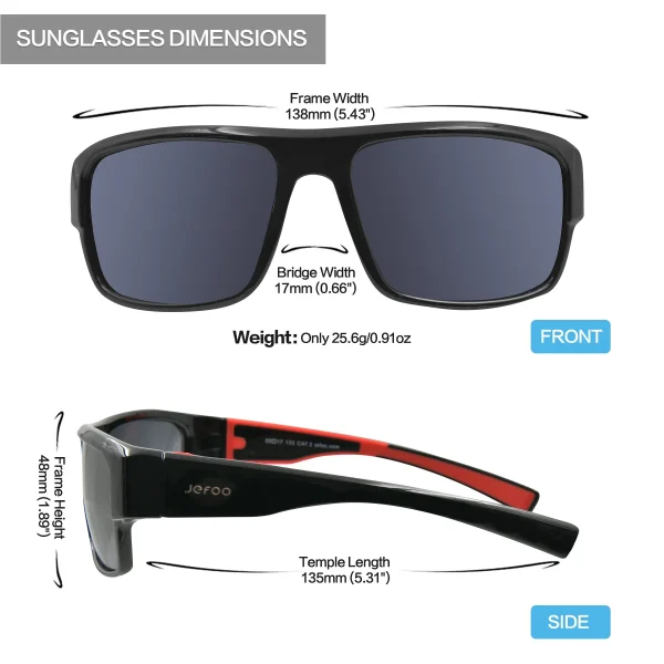 Water Sports Floating Sunglasses · Black Reef JF239 - Image 5