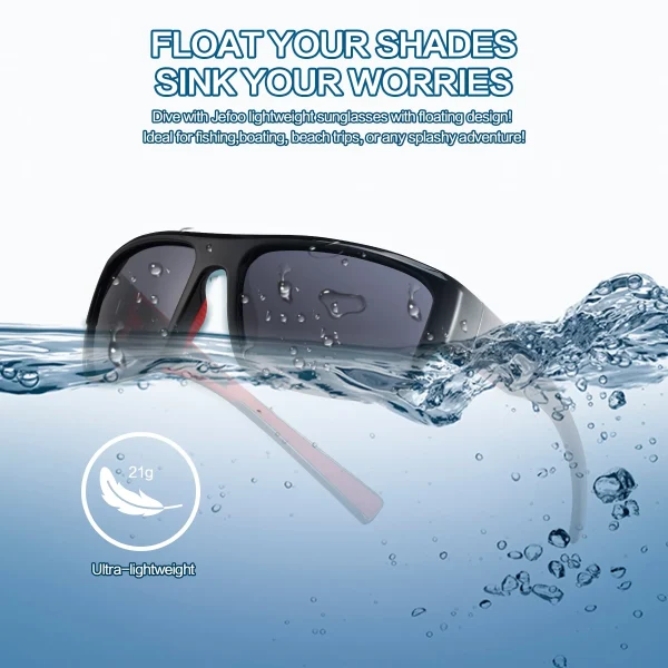 Water Sports Floating Sunglasses · Black Reef JF239 - Image 4