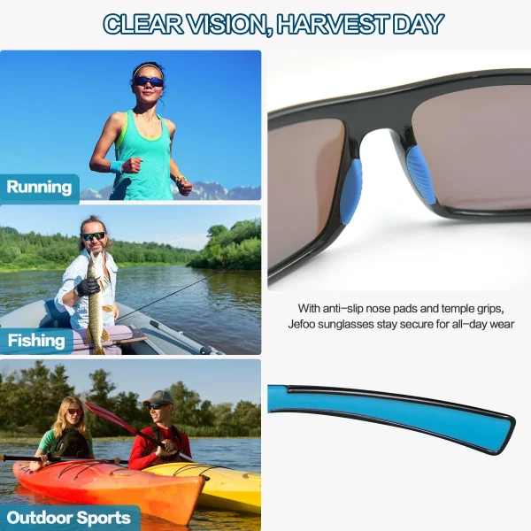 Classic Fishing Floating Sunglasses · Blue Breeze JF239 - Image 6