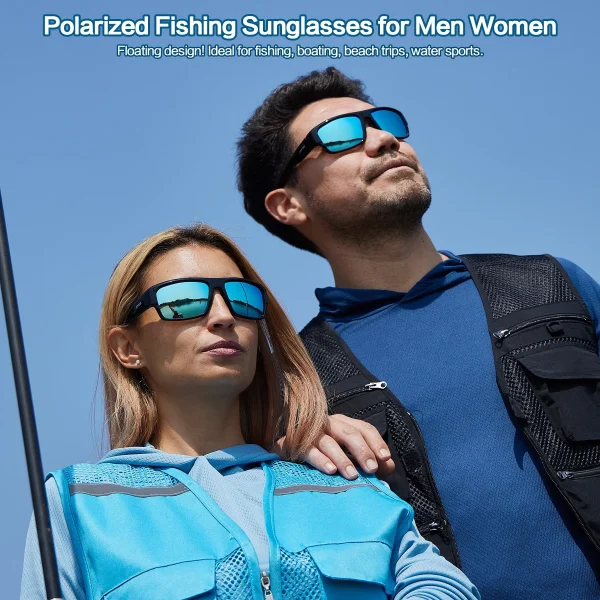 Classic Fishing Floating Sunglasses · Blue Breeze JF239 - Image 2