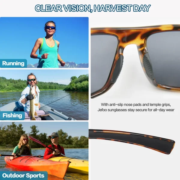 Kayaking Floating Sunglasses · Tortoise JF239 - Image 6