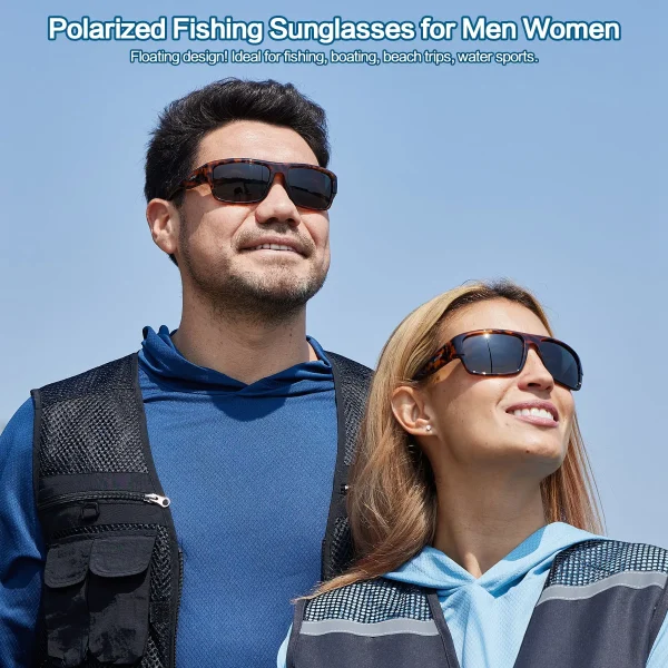 Kayaking Floating Sunglasses · Tortoise JF239 - Image 2