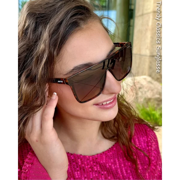 Fashion Flat Top Sunglasses · Rough Winds JF159 - Image 7