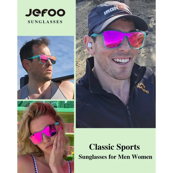Stylish One-Lens Sunglasses · Languedoc Fuchsia JF189 - Image 8