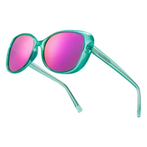 Sports Square Sunglasses · Crystal Mint JF179