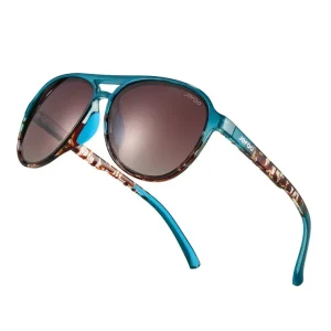 Vintage Aviator Sunglasses · Blue Agate JF119
