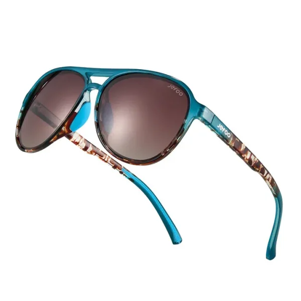 Vintage Aviator Sunglasses · Blue Agate JF119