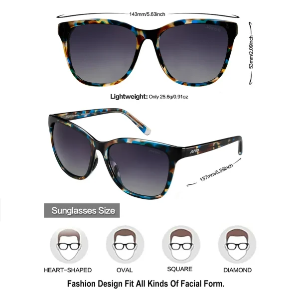 Stylish Cat Eye Sunglasses · Galaxy Fantasy JF169 - Image 3
