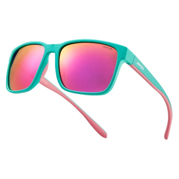 Stylish Fishing Sunglasses · Magenta Turquoise JF139