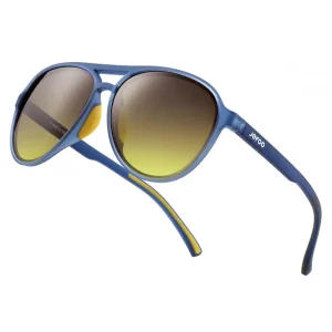 Tinted Aviator Sunglasses · Retro Blue JF119