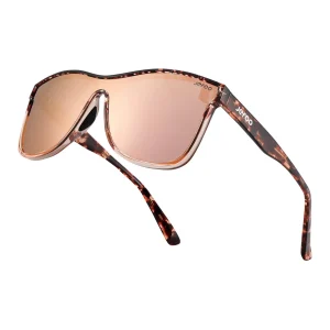 Trendy One-Lens Sunglasses · Champagne Rose JF189