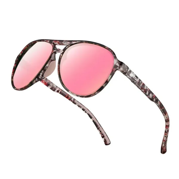 Unique Aviator Sunglasses · Pink Agate JF119