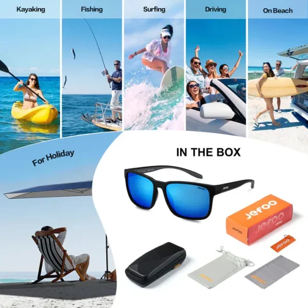 Classic Fishing Sunglasses · Blue Atlantic JF139 - Image 8