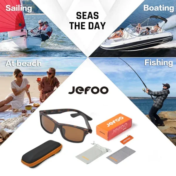 Water Sports Floating Sunglasses · Brown JF129 - Image 8